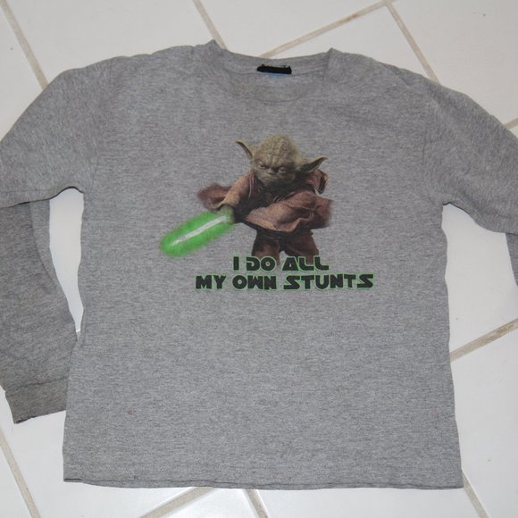 BOYS YODA SHIRT - Picture 1 of 1